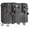 Gray Tools Mobile Tool Chest, Military Version, 4 Drawer, Black, Polymer, 15 in W x 23 in H 942004 - alternate 3